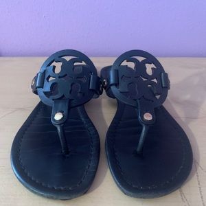 Tory Burch Black Miller Sandals